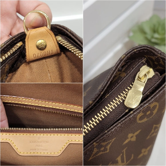 💕CLASSIC Tote Bag Discontinued LOUIS VUITTON Cabas MEZZO Monogram - Picture 9 of 16